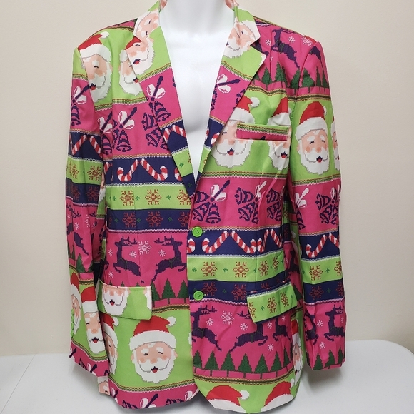 Holiday Time Mens Christmas Holiday Blazer Size XL - Picture 1 of 5